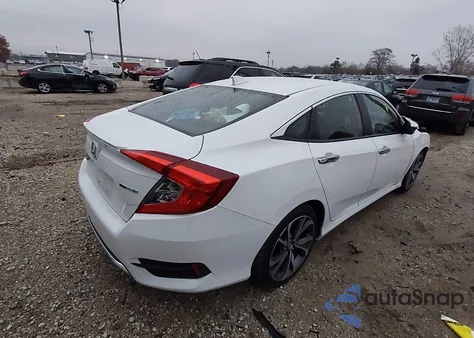 2019 Honda Civic Touring from USA, damaged, VIN JHMFC1F99KX005851